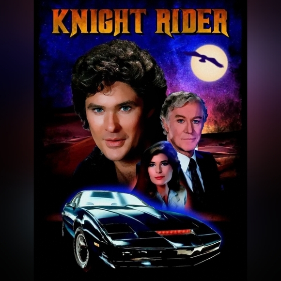 NEW! VINTAGE 80's KNIGHT RIDER💨TV SHOW🤩NOVELTY NOTE & 4 GLOSSY 8.5x11 POSTERS - Picture 9 of 10